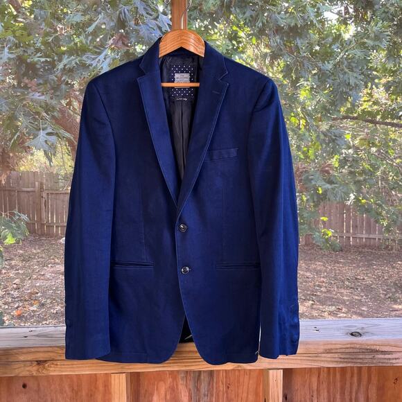 Scotch & Soda Men's Chic Tailored Indigo Blazer Size 48 - Picture 1 of 14